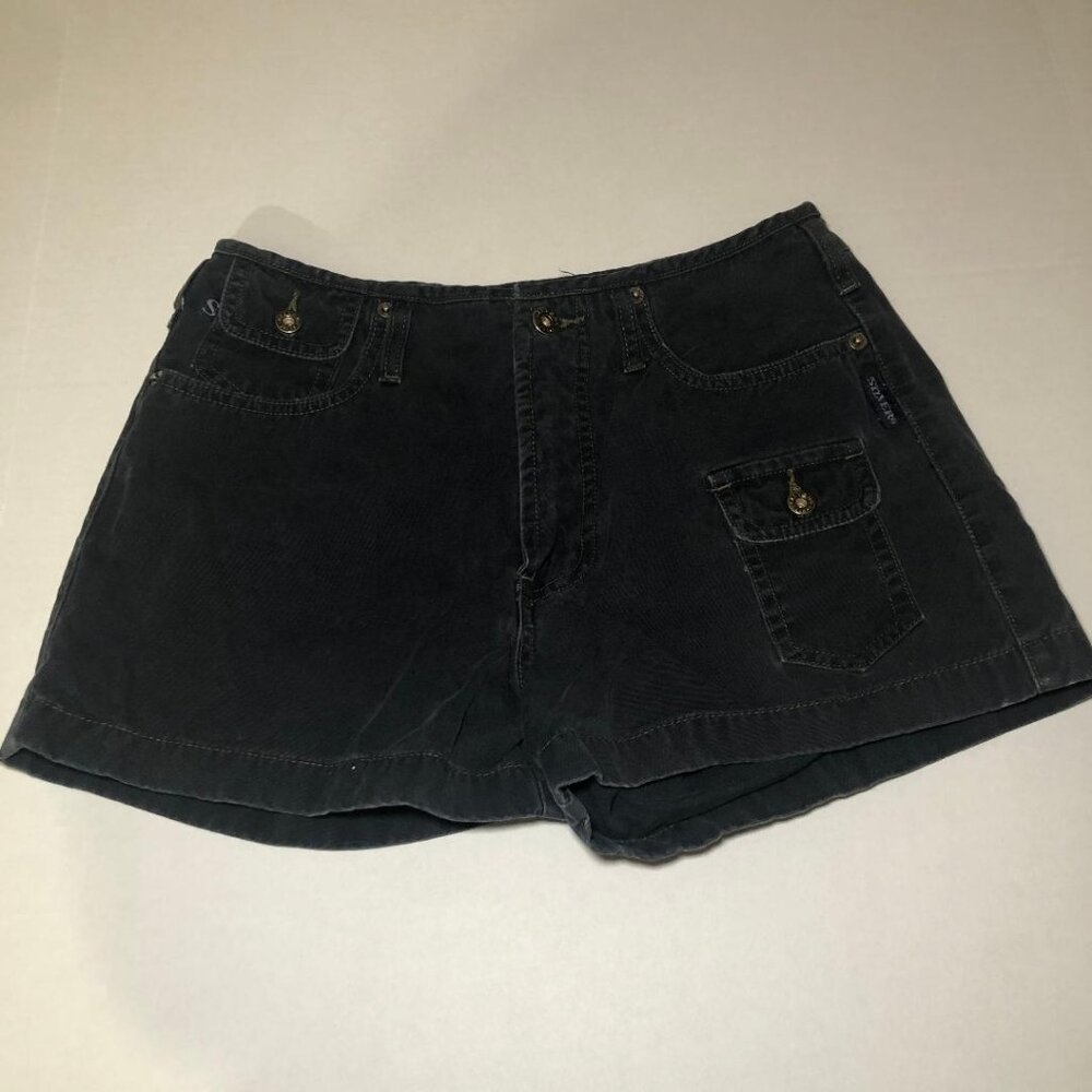 Vintage 90's Y2K Silver Jeans Co Shorts Women's Size 29 Black